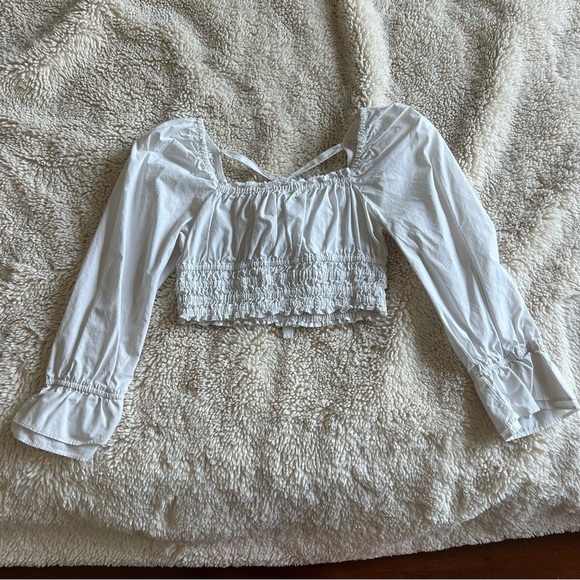 NA-KD Cropped Blouse - Picture 2 of 7